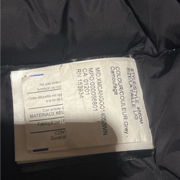 Canada Goose Men’s Camo Jacket Coat – New With Tags (NWT) – Authentic – L - Picture 7 of 11